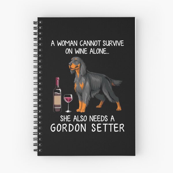 Item preview, Gordon Setter and wine Funny dog designed and sold by TeeDoozy.