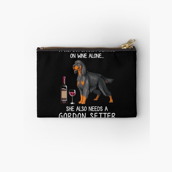 Item preview, Gordon Setter and wine Funny dog designed and sold by TeeDoozy.