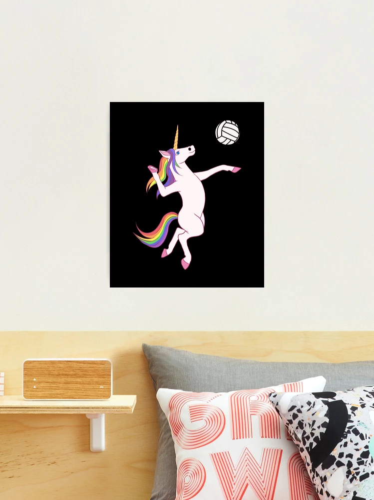 版画 Unicorn Volleyball print Unicorn Volleyball print