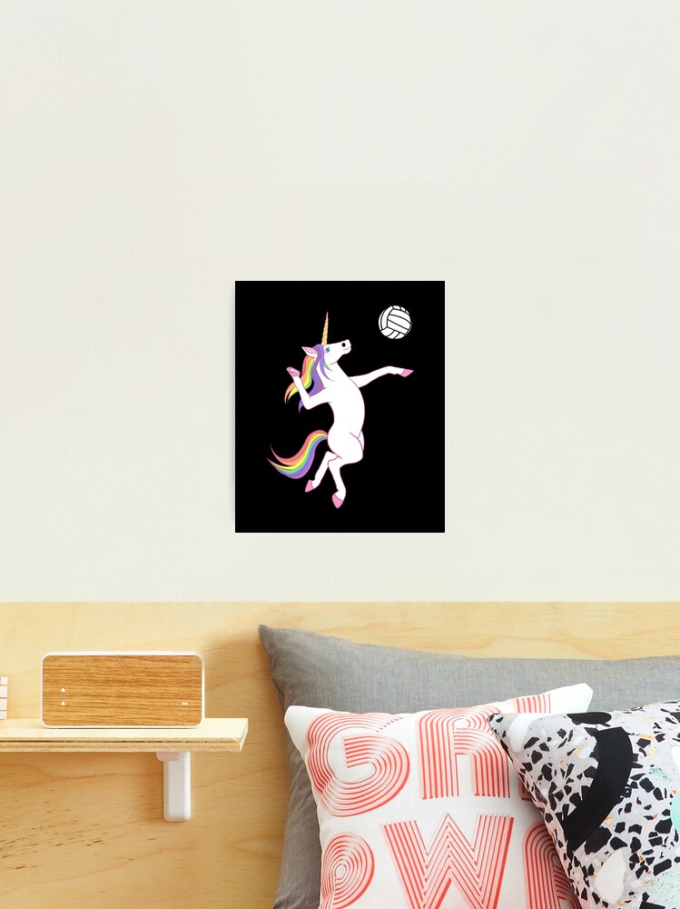 版画 Unicorn Volleyball print Unicorn Volleyball 