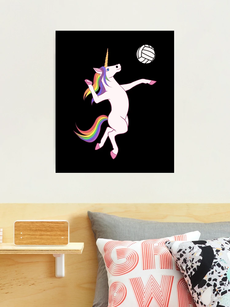 版画 Unicorn Volleyball print Unicorn Volleyball 