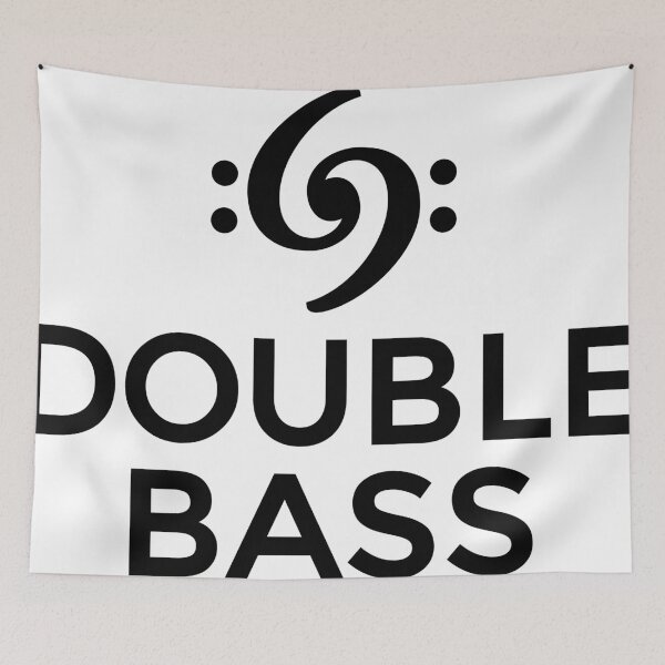 Item preview, Double Bass 69 Clef Black designed and sold by theshirtshops.