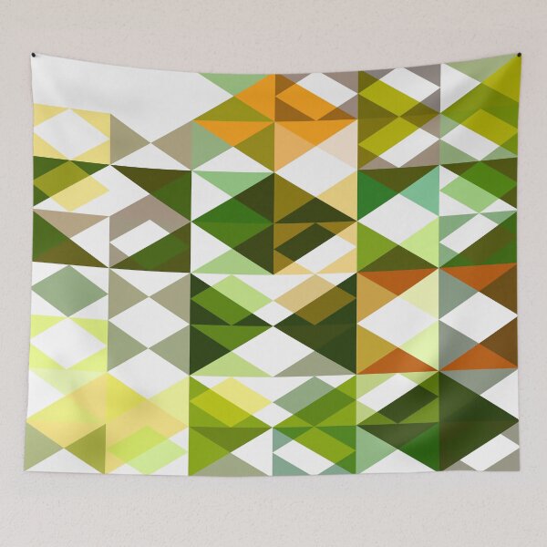 Item preview, Cactus Garden Abstract Triangles 1 designed and sold by TravelPhotoArt.