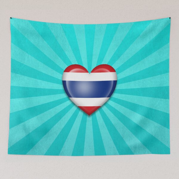 Item preview, Thai Heart Flag designed and sold by JeffBartels.
