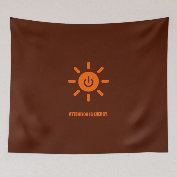 Item preview, Attention is Energy - Business Quotes designed and sold by Labno4.