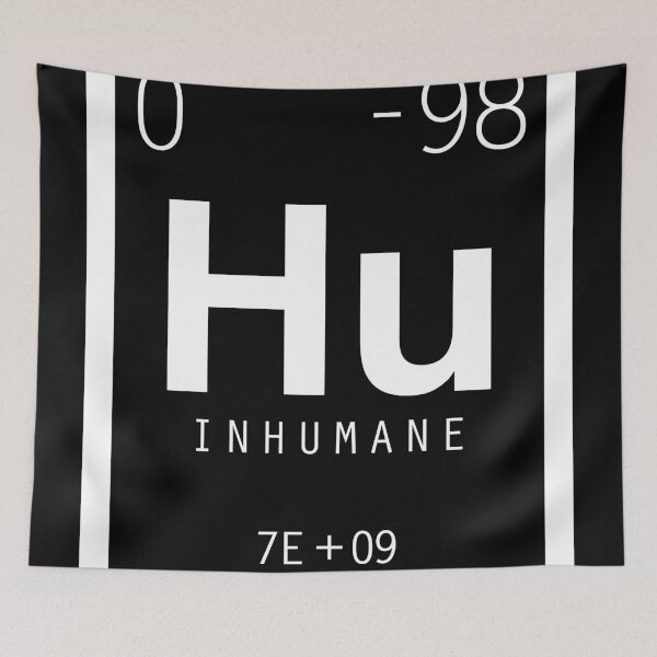 Item preview, THE INHUMANE ELEMENT BLK designed and sold by mygueyemomo.