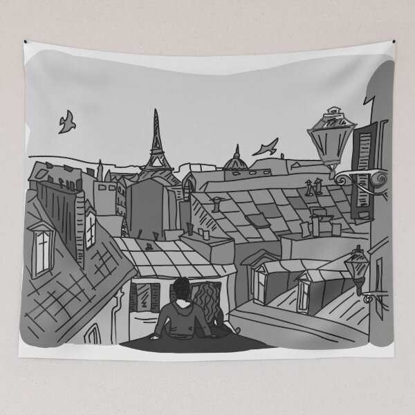 Item preview, Paris, black and white designed and sold by ulyanaandreeva.