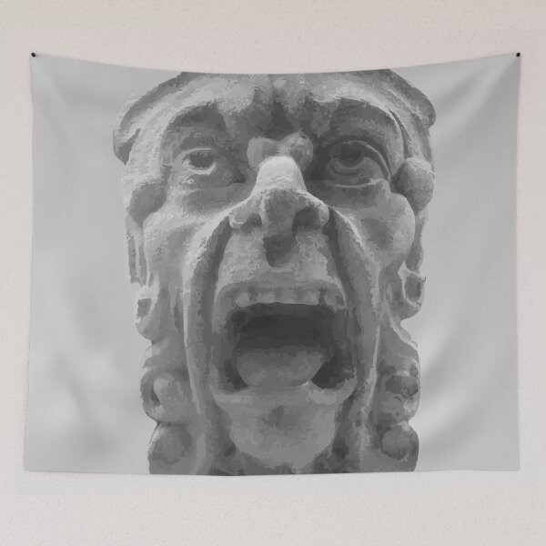 Aperçu de l'œuvre Visage grotesque - Grimace créée et vendue par theshirtshops.