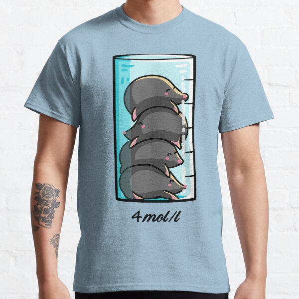 4 Moles Per Litre Chemistry Science Joke Classic T-Shirt