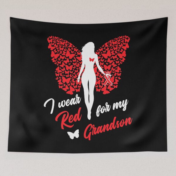 Item preview, I Wear Red For My Grandson Support Awareness designed and sold by ZNOVANNA.