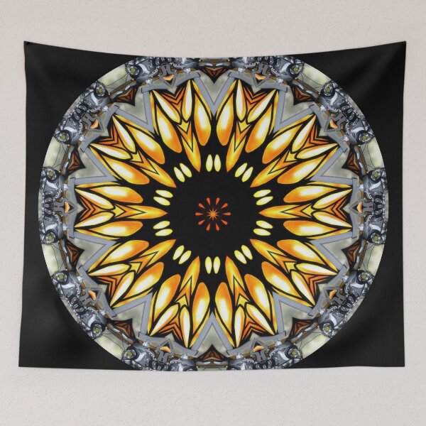 Aperçu de l'œuvre Mechanical Flower Kaleidoscope créée et vendue par fantasytripp.