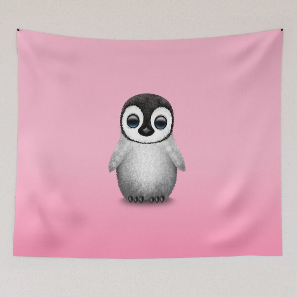 Item preview, Cute Baby Penguin on Pink designed and sold by JeffBartels.