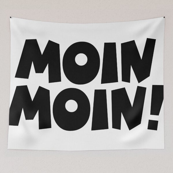 Item preview, Moin Moin! Guten Morgen Gruß designed and sold by theshirtshops.