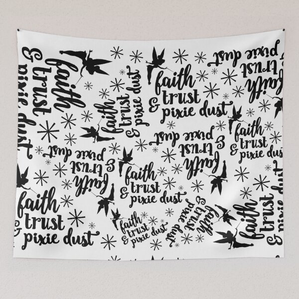 Item preview, Faith, Trust, & Pixie Dust - White designed and sold by castlecreations.