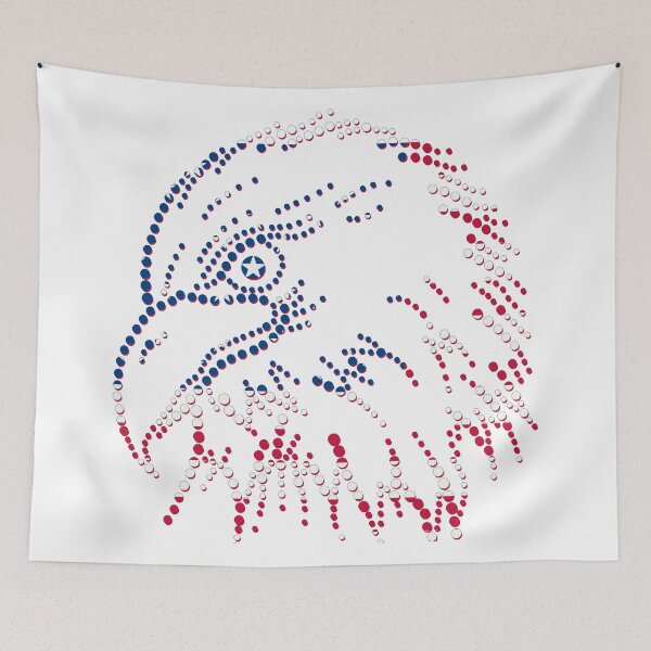 Item preview, American Patriotic Dots Eagle Flag designed and sold by CroDesign.