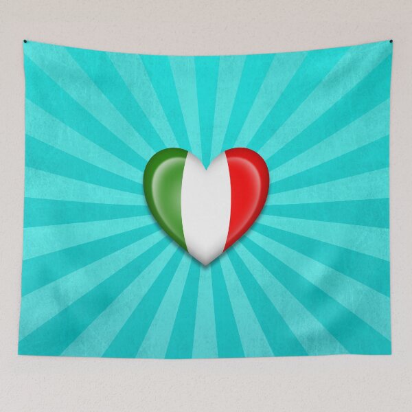 Item preview, Italian Heart Flag designed and sold by JeffBartels.