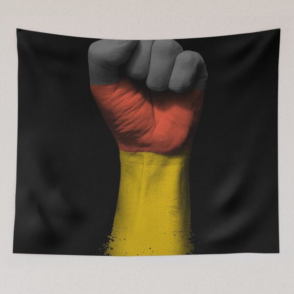 Item preview, Flag of Germany on a Raised Clenched Fist  designed and sold by JeffBartels.