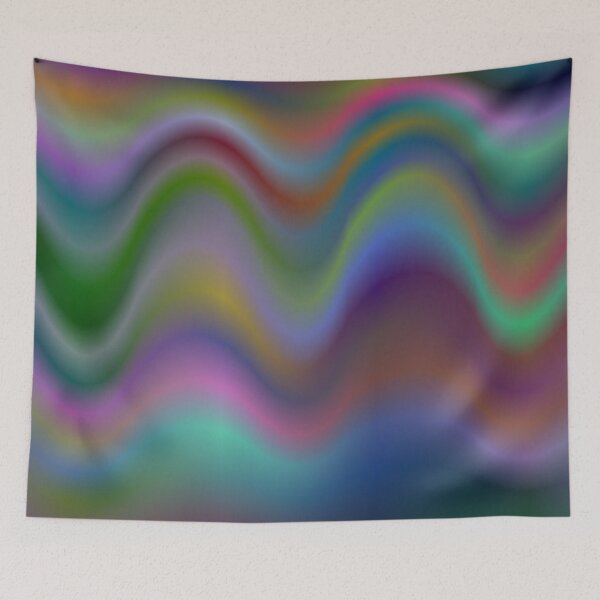 Item preview, Colorful electric waves designed and sold by davidzydd.