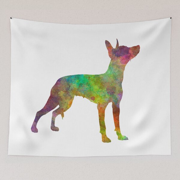Item preview, Xoloitzcuintle in watercolor designed and sold by paulrommer.