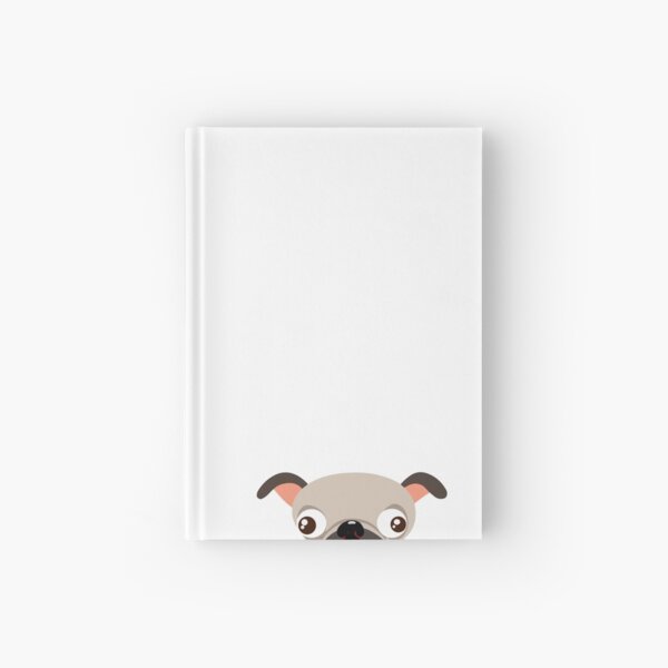 Pug Hardcover Journal