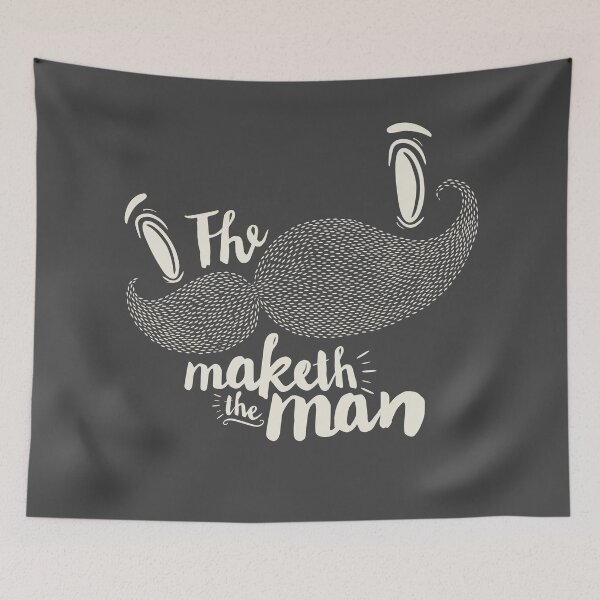 Item preview, The Moustache Maketh designed and sold by AnnikaCoskey.