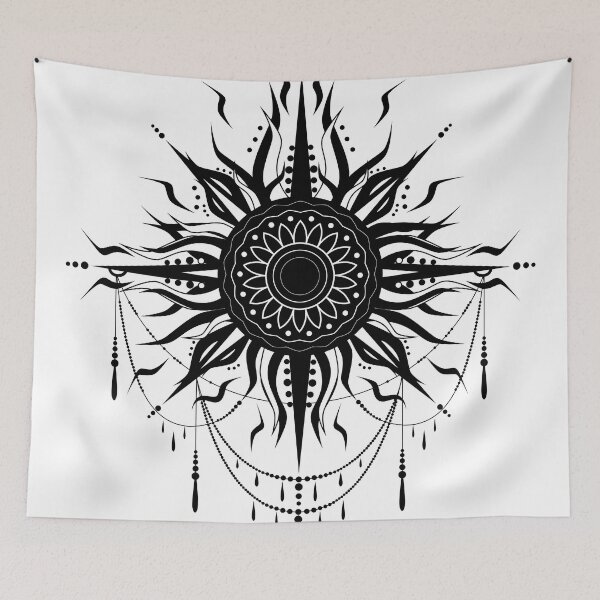 Item preview, Boho sun tattoo designed and sold by MartaOlgaKlara.