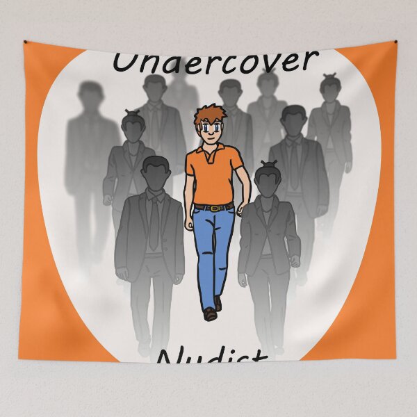 Item preview, Undercover Nudist (Male) designed and sold by Nude-is-Life.