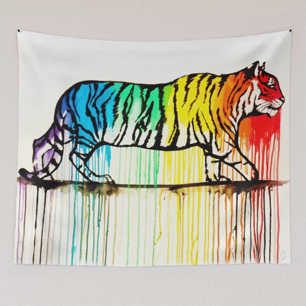 Item preview, Rainbow Tiger designed and sold by Bex Moss.