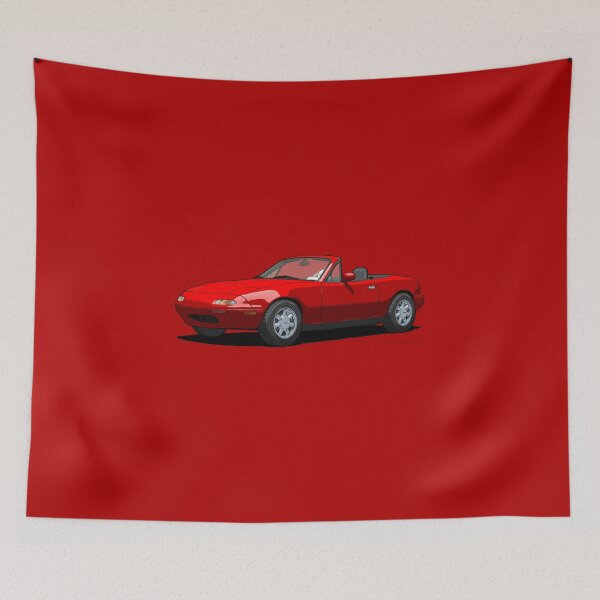 Item preview, Mazda MX-5 Miata MK1 Classic Red designed and sold by DigitalCel.