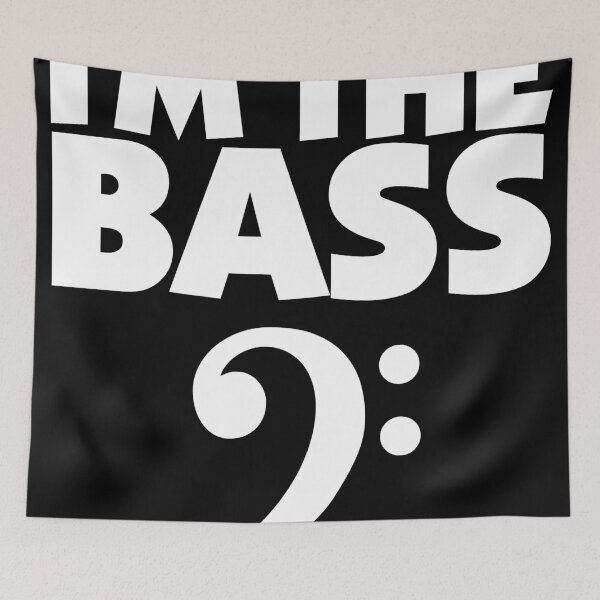 Item preview, I'm the Bass (White) designed and sold by theshirtshops.