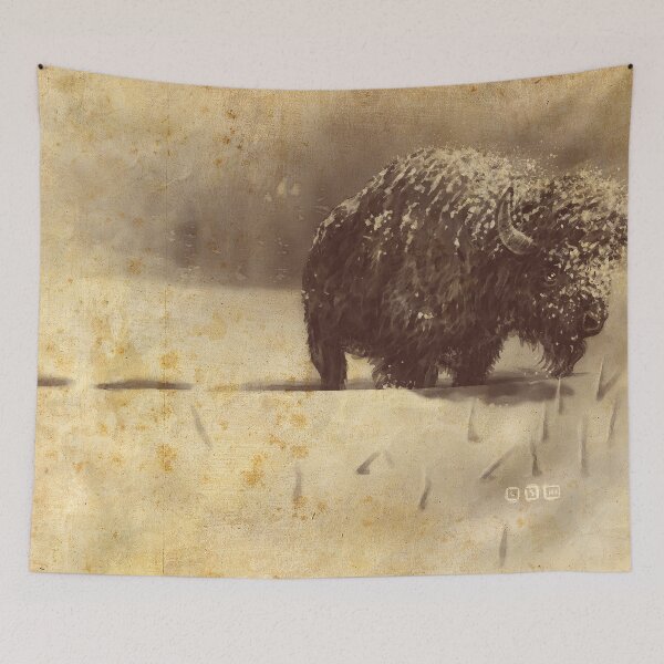 Item preview, Morning Bison 2 designed and sold by cs3ink.