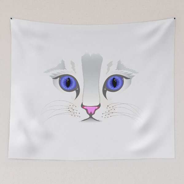 Item preview, Cute White Kitty Cat designed and sold by CroDesign.