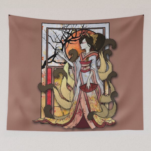 Item preview, Kitsune of Sunset designed and sold by Barbora  Urbankova.