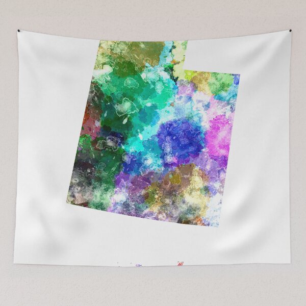 Item preview, Utah US state in watercolor designed and sold by paulrommer.