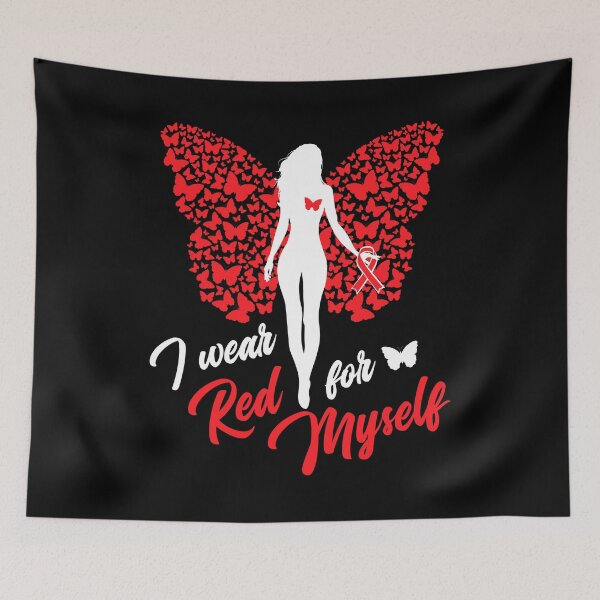 Item preview, I Wear Red For Myself Me Support Raise Awareness designed and sold by ZNOVANNA.