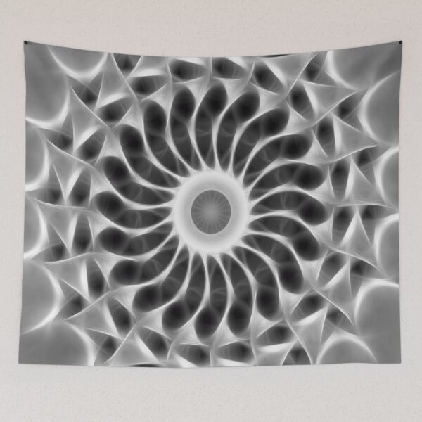Item preview, Gray Kaleidoscope Art 29 designed and sold by TravelPhotoArt.