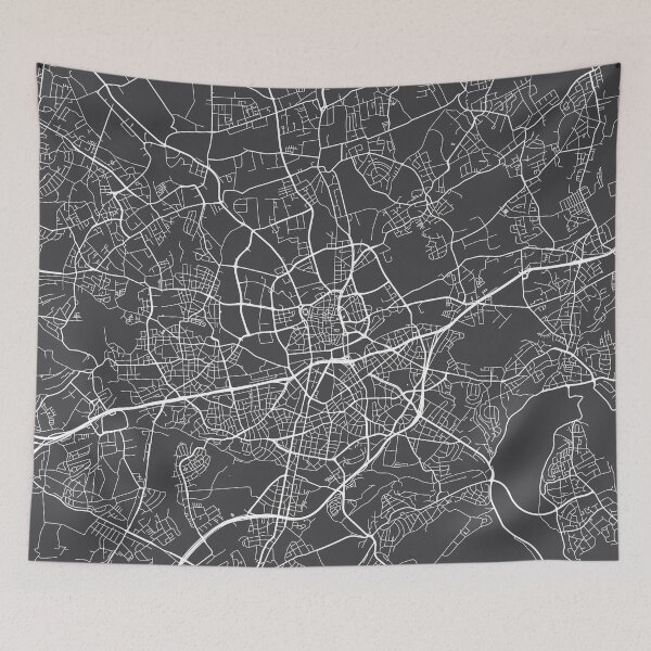 Item preview, Essen Map, Germany - Gray designed and sold by MainStreetMaps.