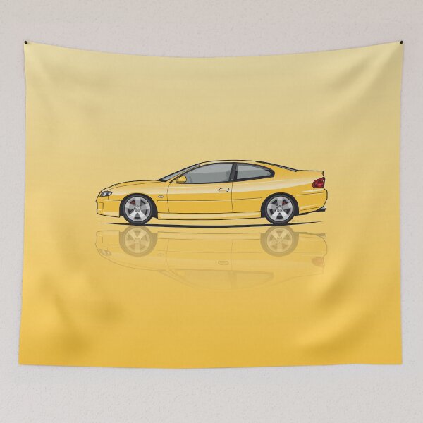 Item preview, Holden Monaro (VZ) CV8 Yellow designed and sold by Monkey Crisis On Mars.