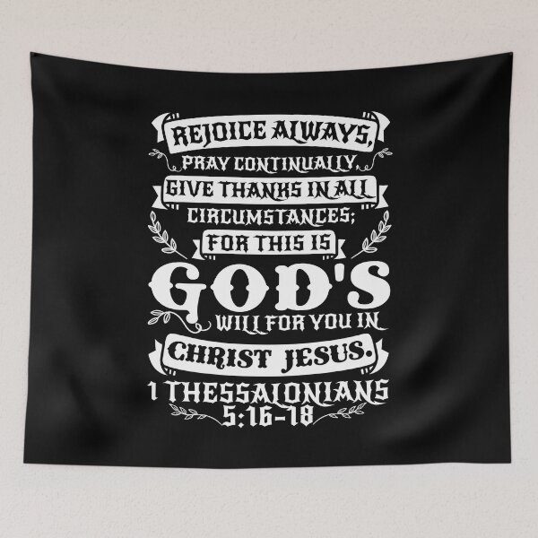 Item preview, 1 Thessalonians 5:16-18 Rejoice Always Pray Continually designed and sold by plushism.