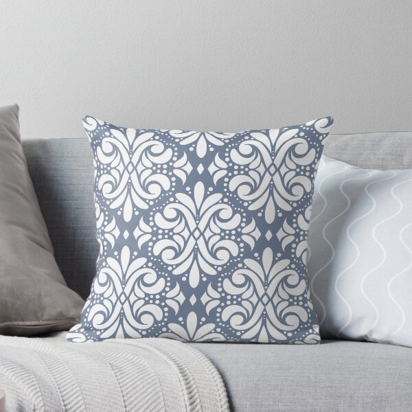 Item preview, Blue and white vintage pattern. Elegant classic texture. Luxury ornament. Royal, Victorian, Baroque elements. Design #278. designed and sold by Annartlab.