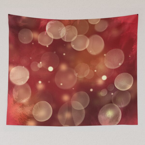 Item preview, Christmas red orange lights - minimalist design designed and sold by Thubakabra.