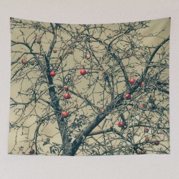 Aperçu de l'œuvre Red Apples in Empty Garden créée et vendue par cinema4design.
