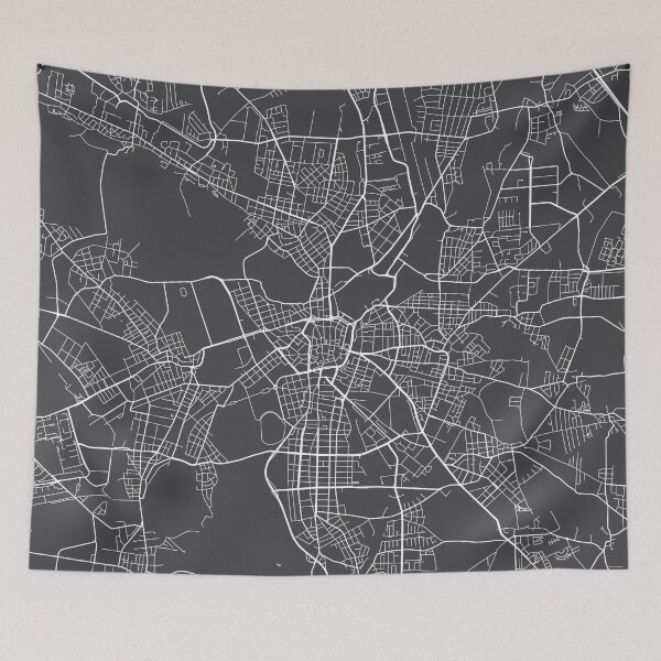 Item preview, Leipzig Map, Germany - Gray designed and sold by MainStreetMaps.
