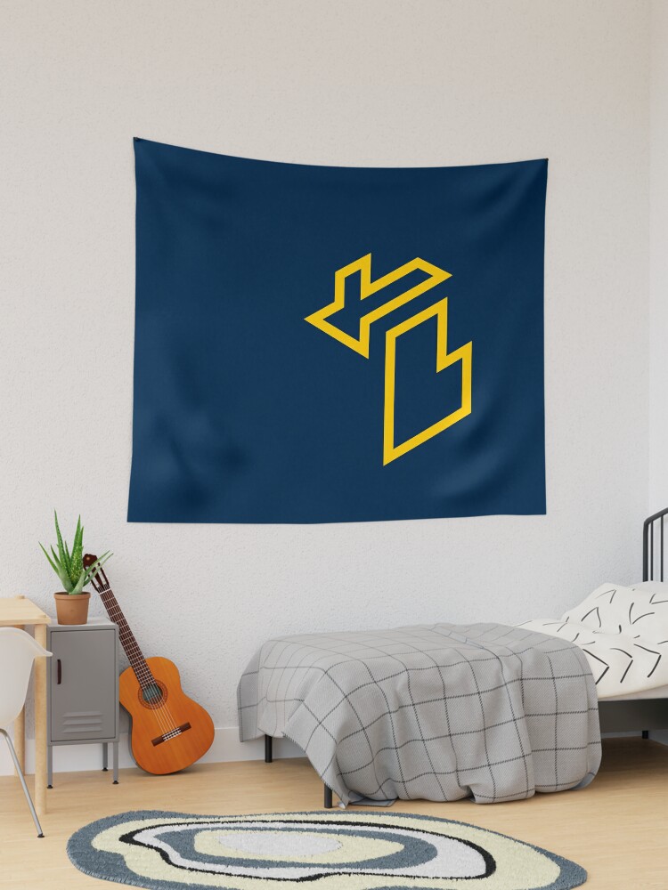 Ann Arbor Michigan Wall Art Michigan Wolverines Art Tapestry 