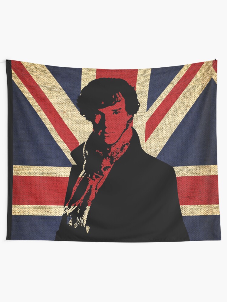 Alternate view of I Believe in Sherlock Holmes Tapestry