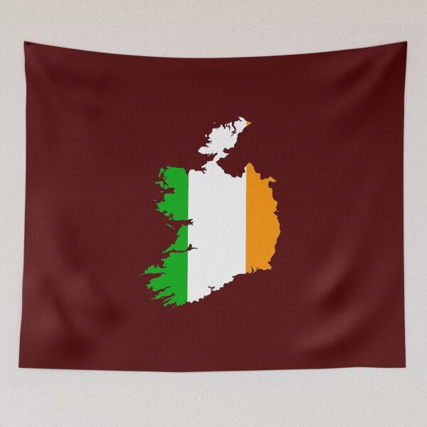 Item preview, Flag of the Republic of Ireland & Map designed and sold by IBMClothing.