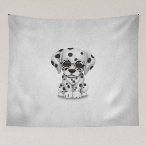 Item preview, Dalmatian Puppy Wearing Reading Glasses designed and sold by JeffBartels.