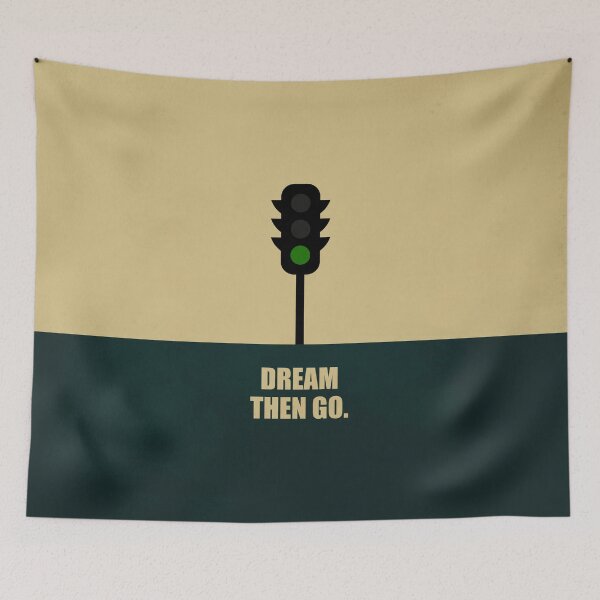 Item preview, Dream Then Go - Startup Quotes designed and sold by Labno4.