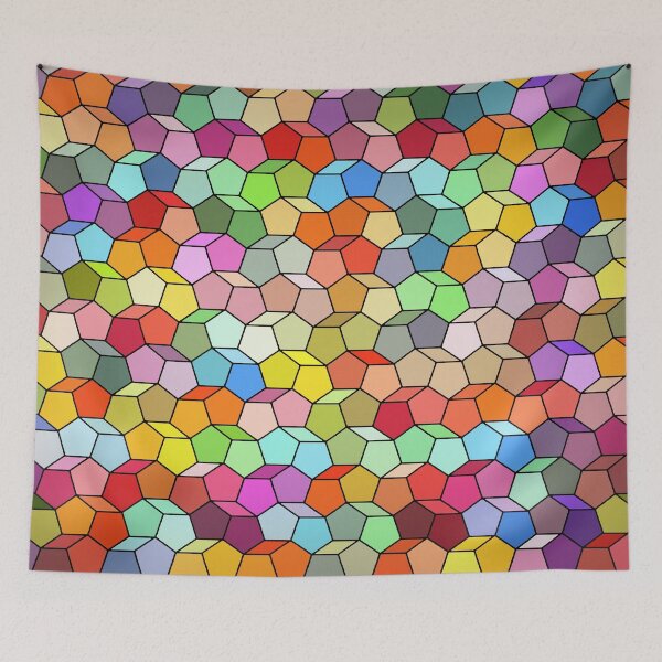 Item preview, Colorful Polygon Pattern  designed and sold by Kitty Bitty.