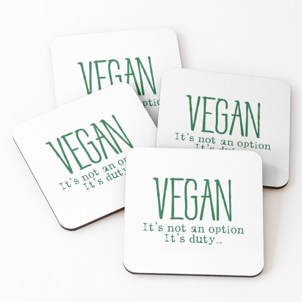 Item preview, Vegan is Not an Option! Veganism Quote designed and sold by EddieBalevo.